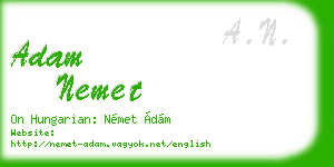 adam nemet business card